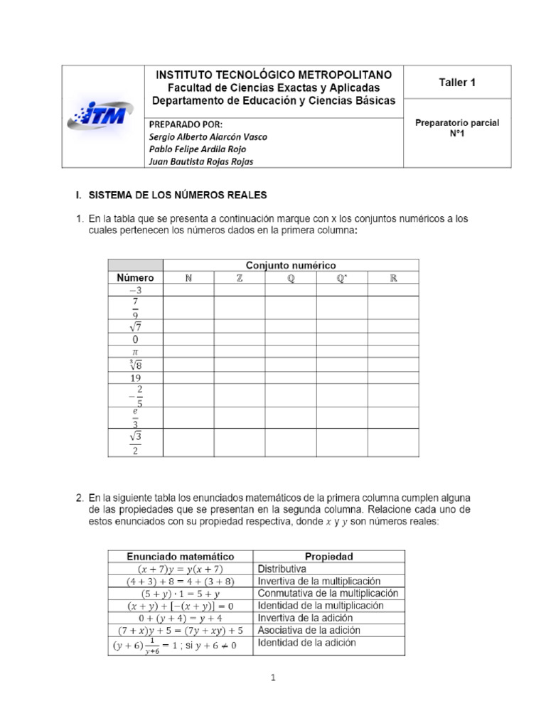 Taller MAT BASIC | PDF
