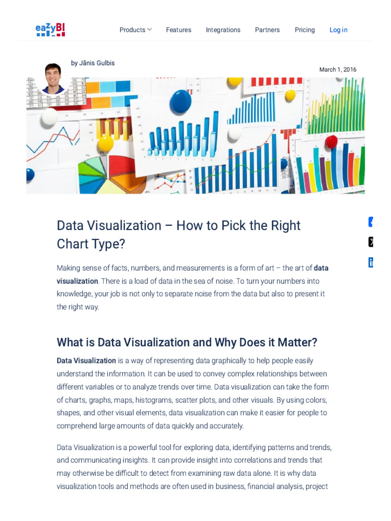 Data Visualization - How To Pick The Right Chart Type | PDF | Scatter ...