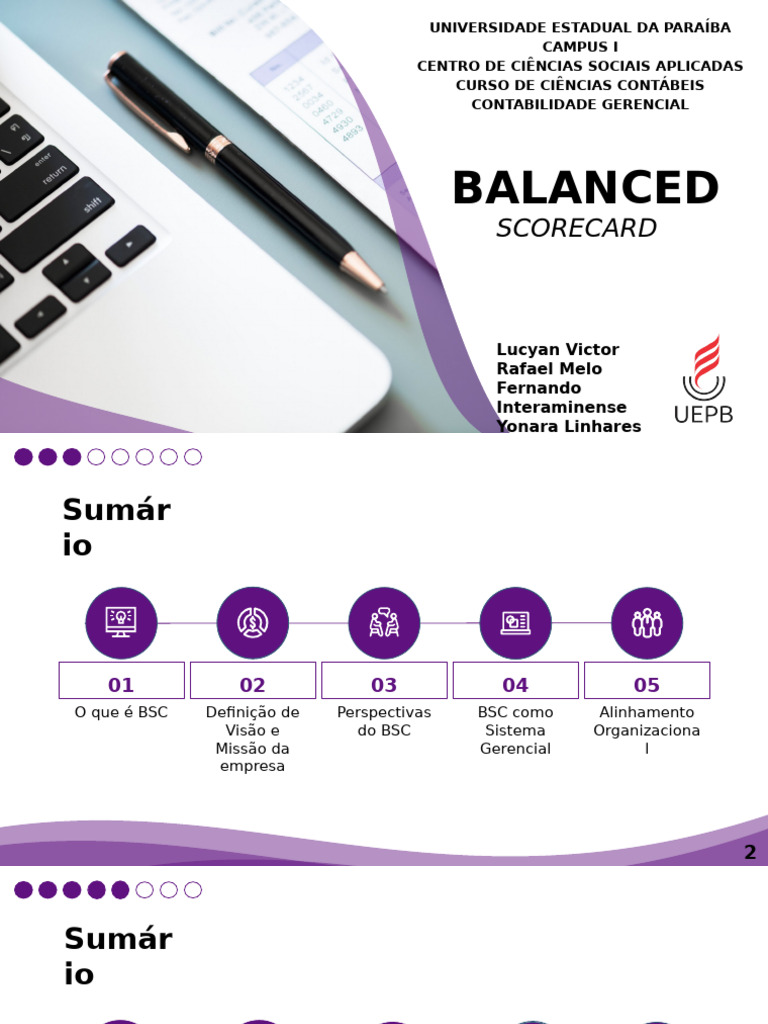 Entendendo o Balanced Scorecard (BSC) | PDF | Business