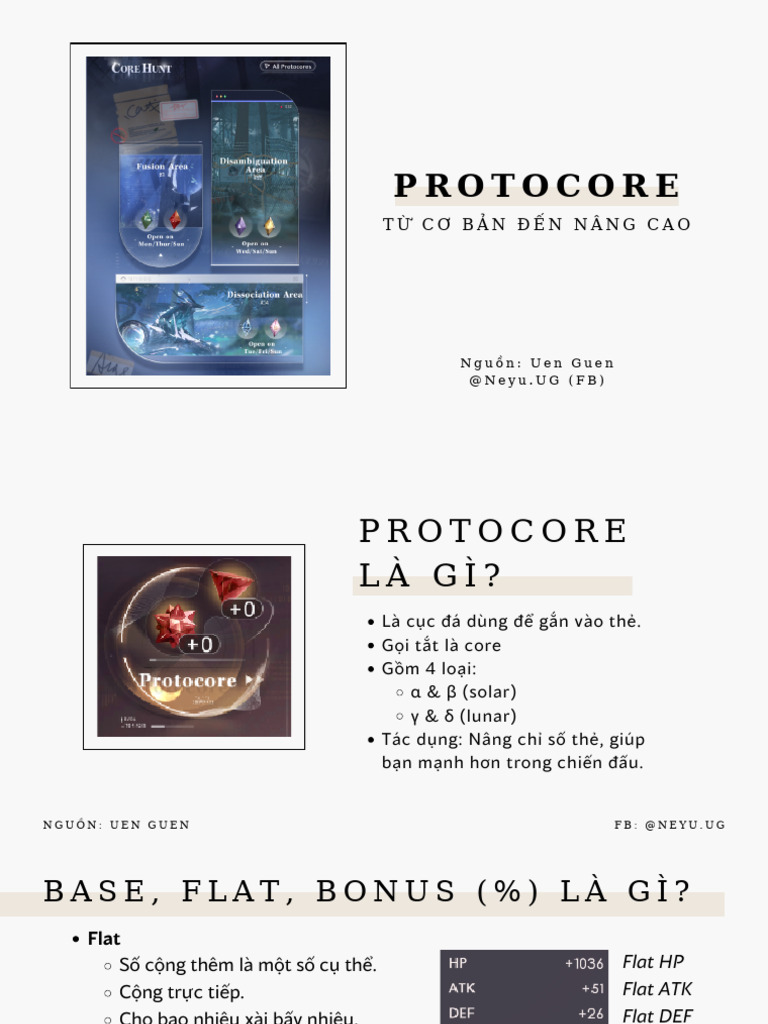 Protocore - Uen Guen's Guide | PDF