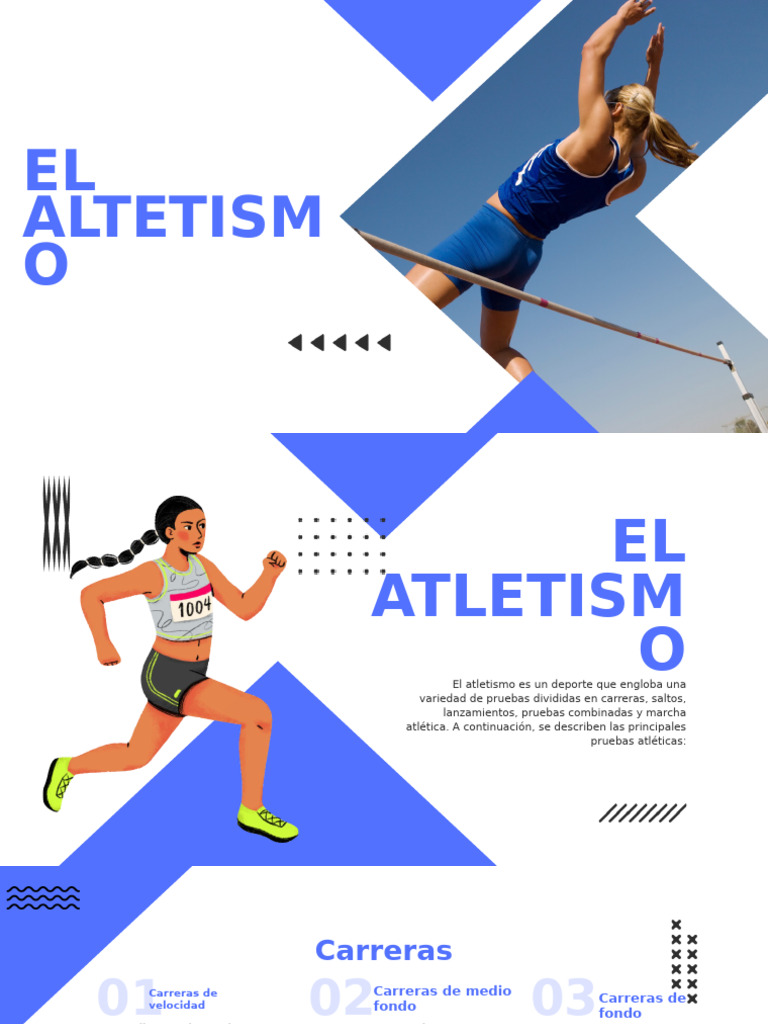 Pruebas y Tipos de Atletismo | PDF | Deporte del atletismo | Atletismo