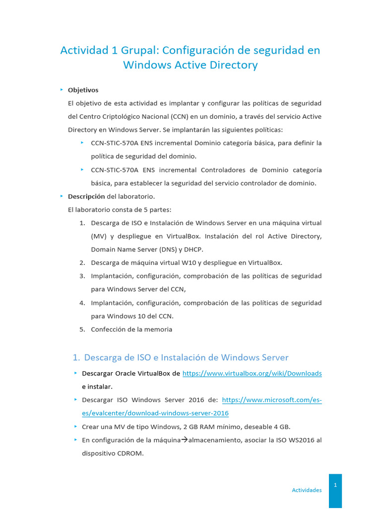 Seguridad en Active Directory en Windows | PDF | Directorio Activo ...
