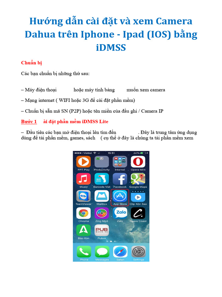21 Huong Dan Cai Dat Va Xem Camera Dahua Tren Iphone Ipad Ios Bang ...