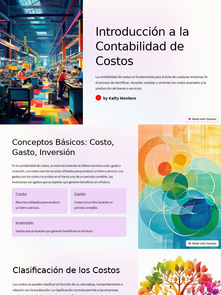Introduccion A La Contabilidad de Costos | PDF | Costo | Contabilidad ...