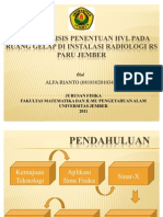 Studi Analisis Penentuan HVL Pada Ruang Gelap Di