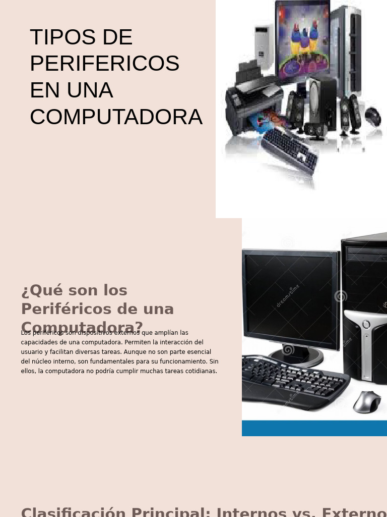 Que Son Los Perifericos de Una Computadora | PDF | Periférico ...