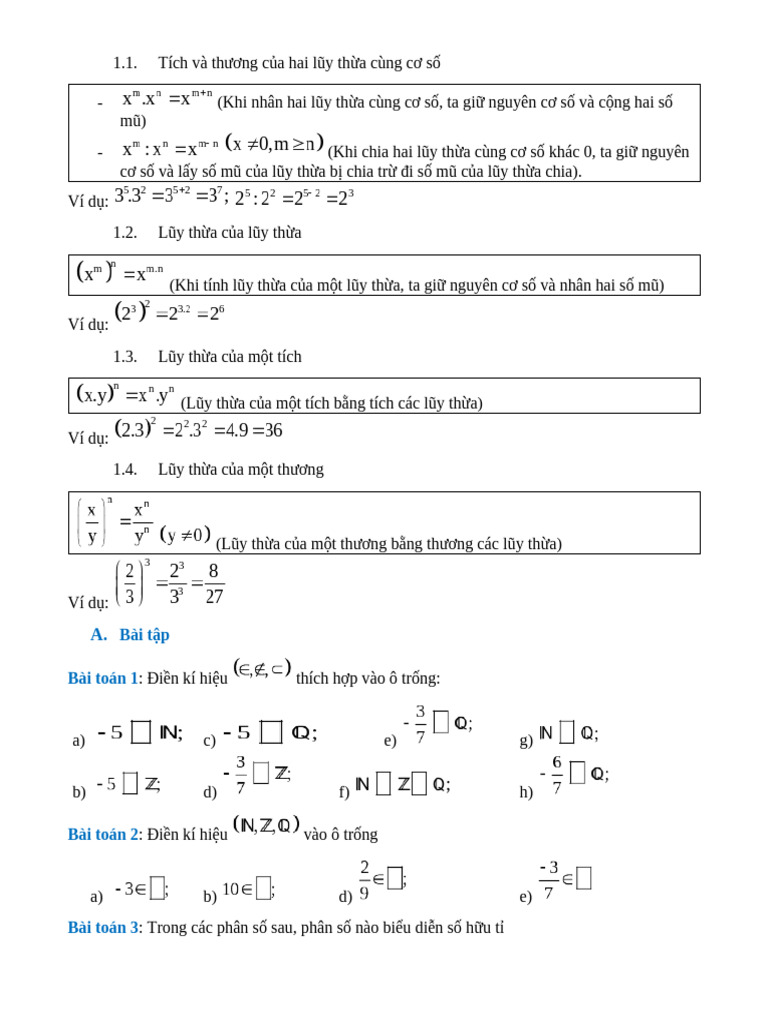 Chuyen de Toan 7 Cuc Hay | PDF