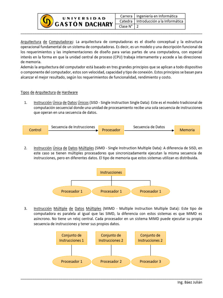 Arquitectura y Componentes de Computadoras | PDF | Unidad de estado ...