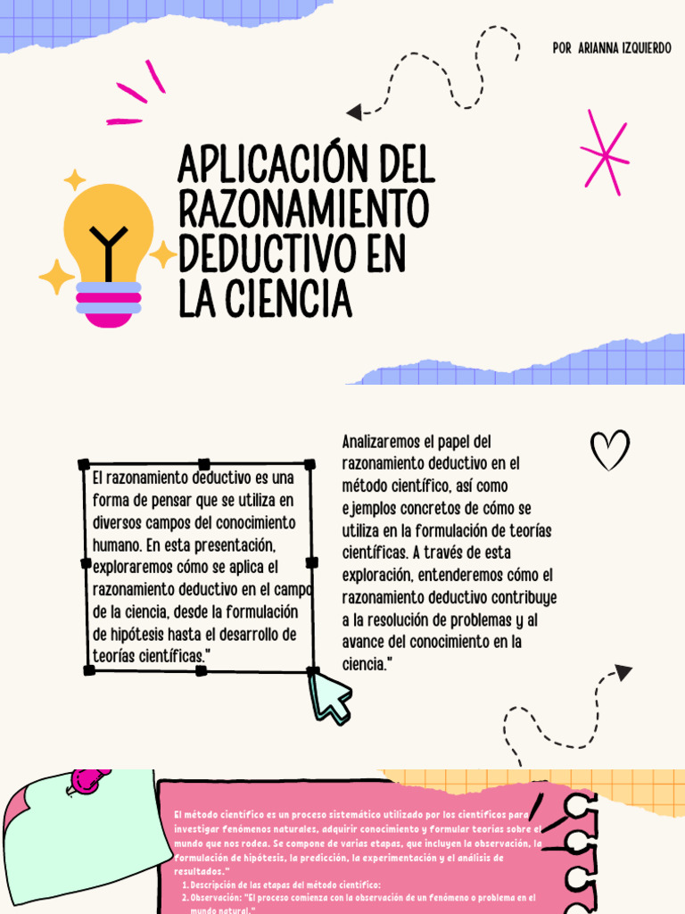 Razonamiento Deductivo en la Ciencia | PDF | Hipótesis | Universo