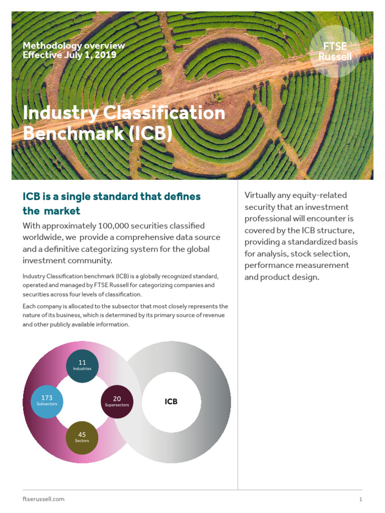 ICB Industry Classification Overview | PDF | Petroleum | Mining