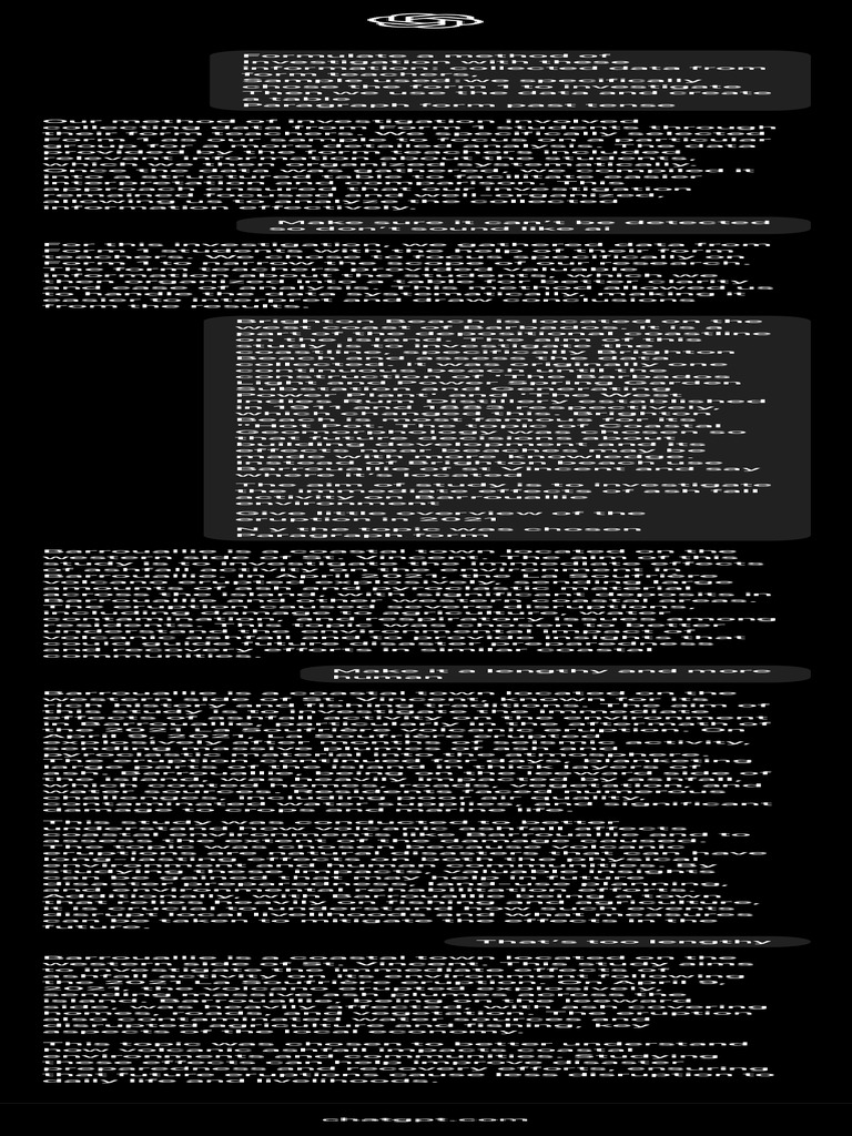 Investigation Method Summary 2 | PDF