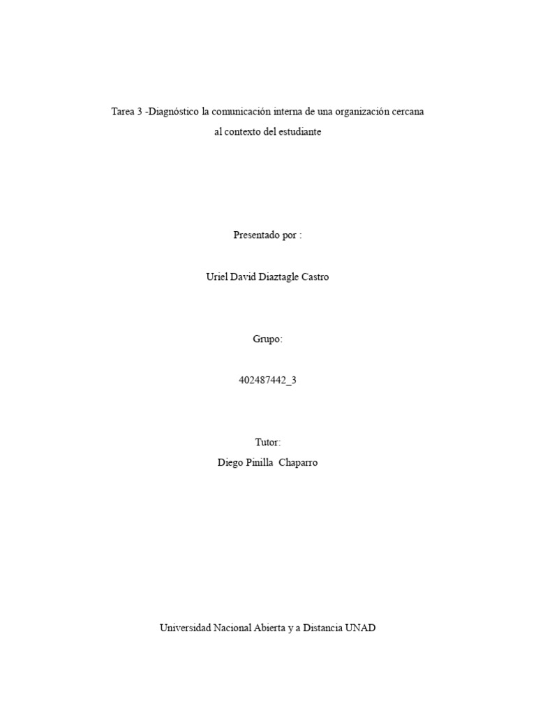 Diagnóstico de Comunicación Interna en CJNC | PDF | Comunicación ...