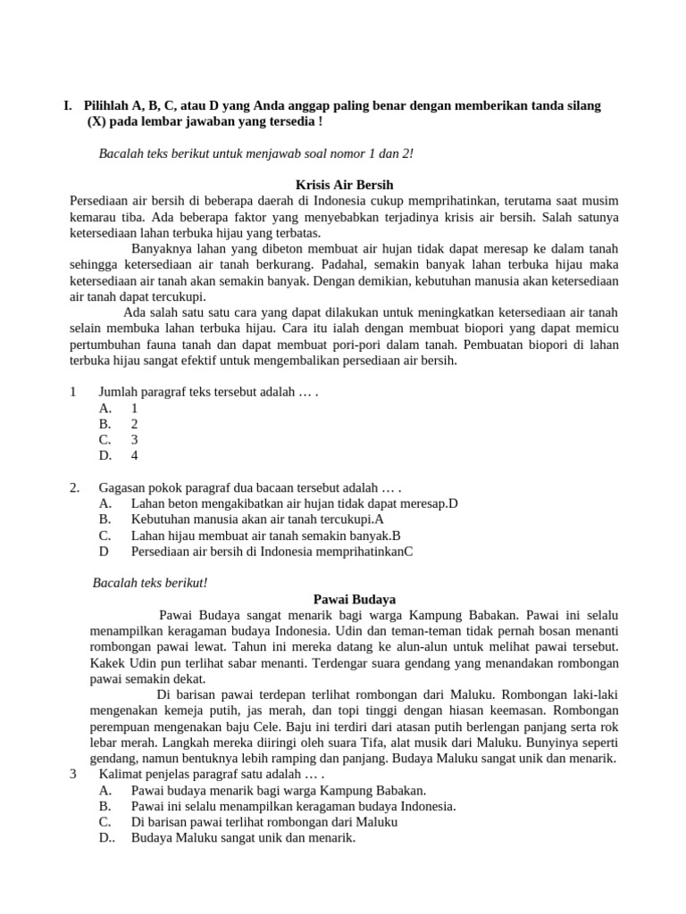 Krisis Air Bersih dan Solusinya di Indonesia | PDF