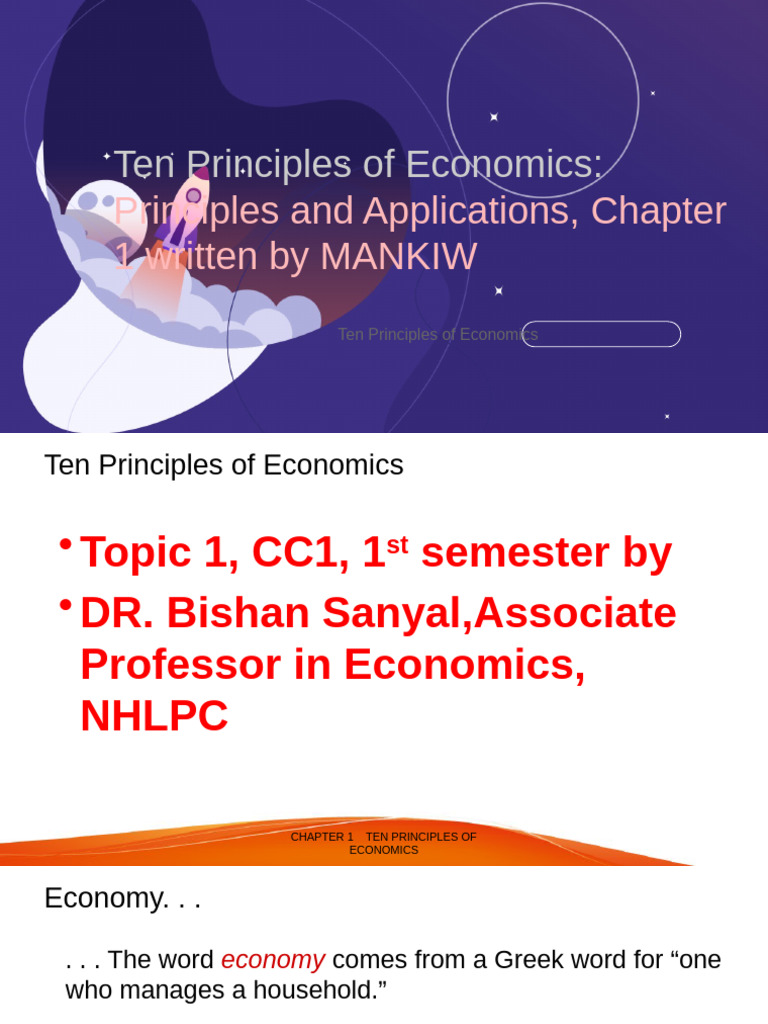 Key Economic Principles Explained | PDF | Inflation | Market (Economics)