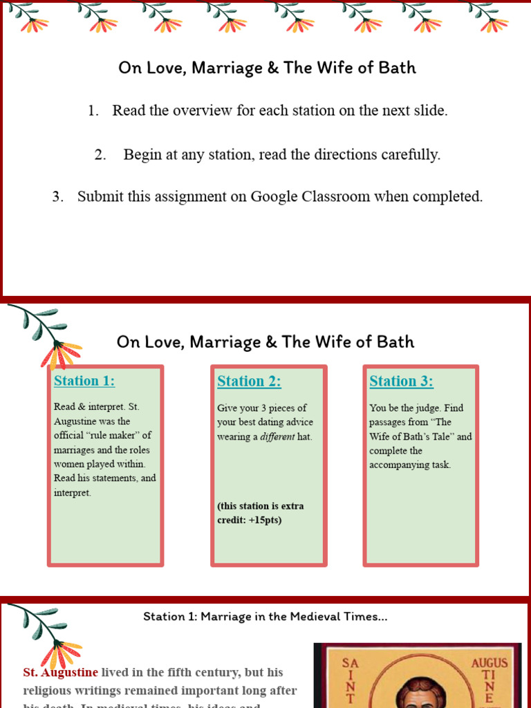 Analyzing Marriage in the Wife of Bath | PDF
