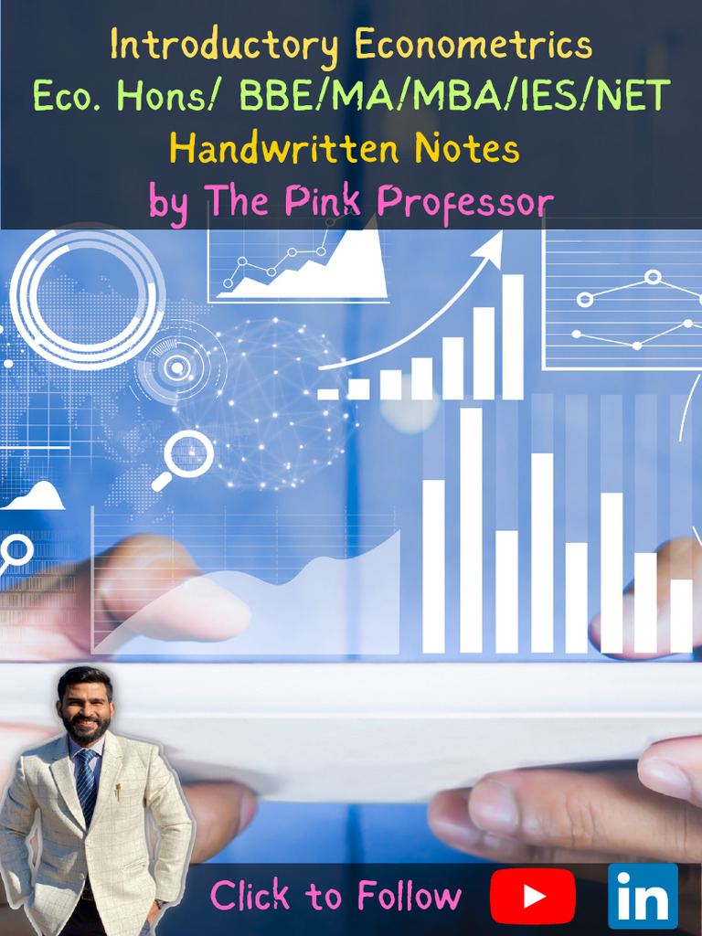 Handwritten Econometrics Notes | PDF