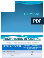 Calculating Nursing Staff Requirements