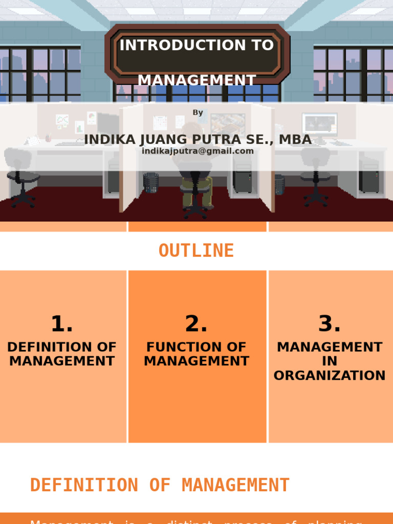 Introduction to Management Concepts | PDF | Goal | Planning