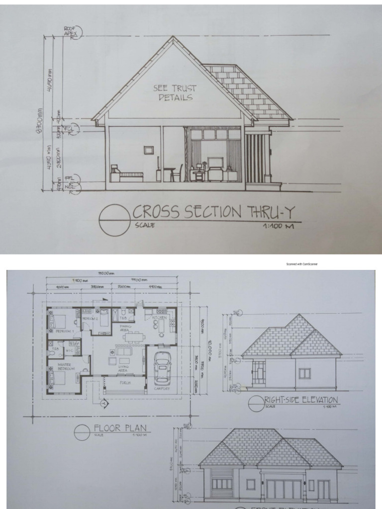 Plate 1 Single Storey Building | PDF