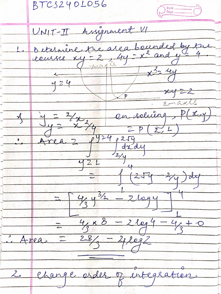 Maths Assignment VI | PDF