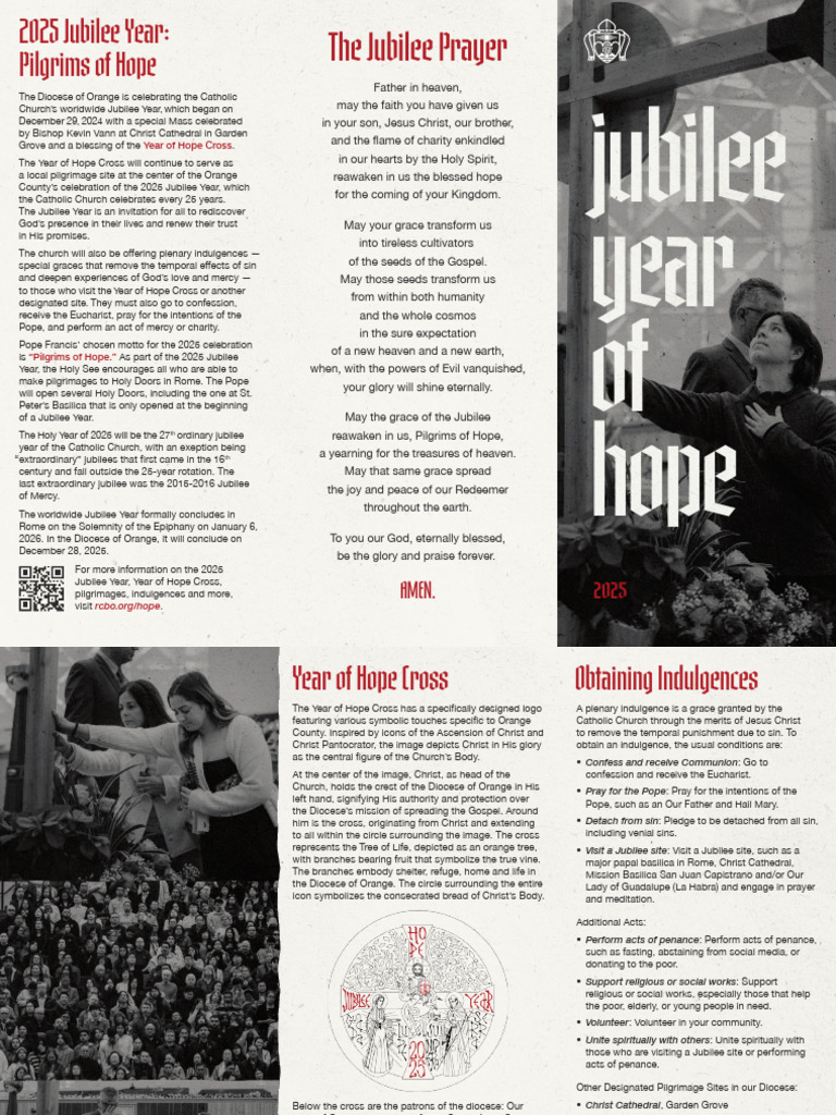 2025 Jubilee Year: Pilgrims of Hope | PDF | Indulgence | Catholic Church