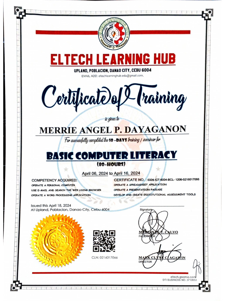 Cert | PDF