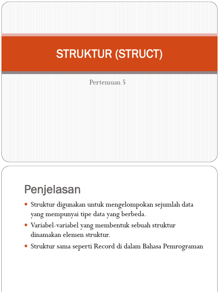Struktur Data dalam Pemrograman C++ | PDF