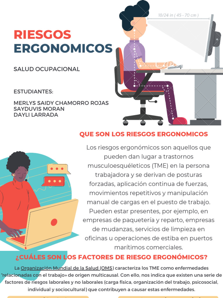 Riesgos Ergonomicos | PDF | Seguridad y salud ocupacional