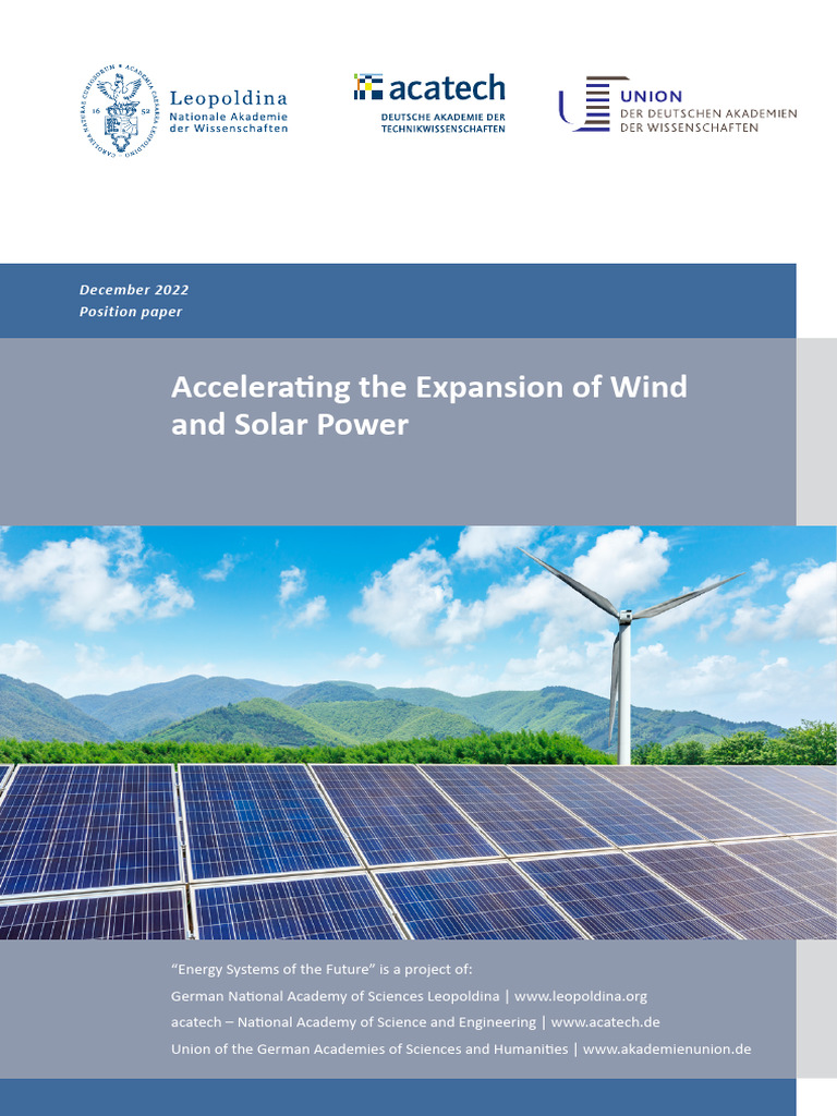 Accelerating The Expansion of Wind and Solar Power | PDF | Wind Power ...