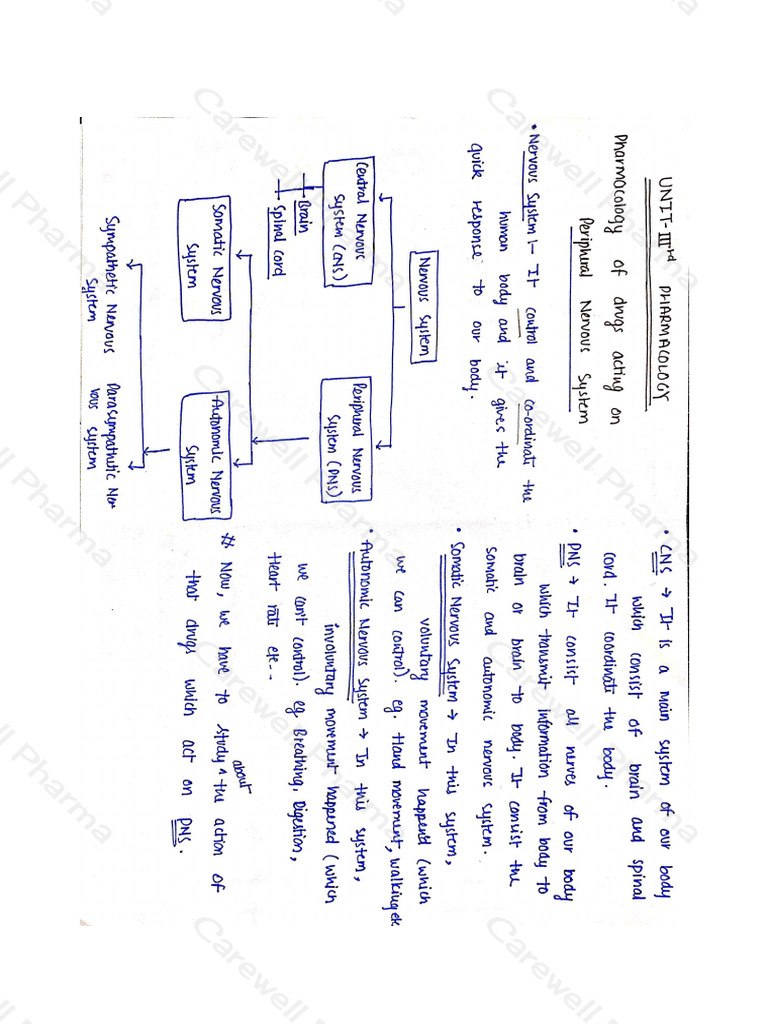 Carewell Pharma Unit 3 Overview | PDF