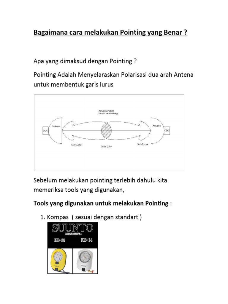 Teknik Pointing Antena yang Efektif | PDF