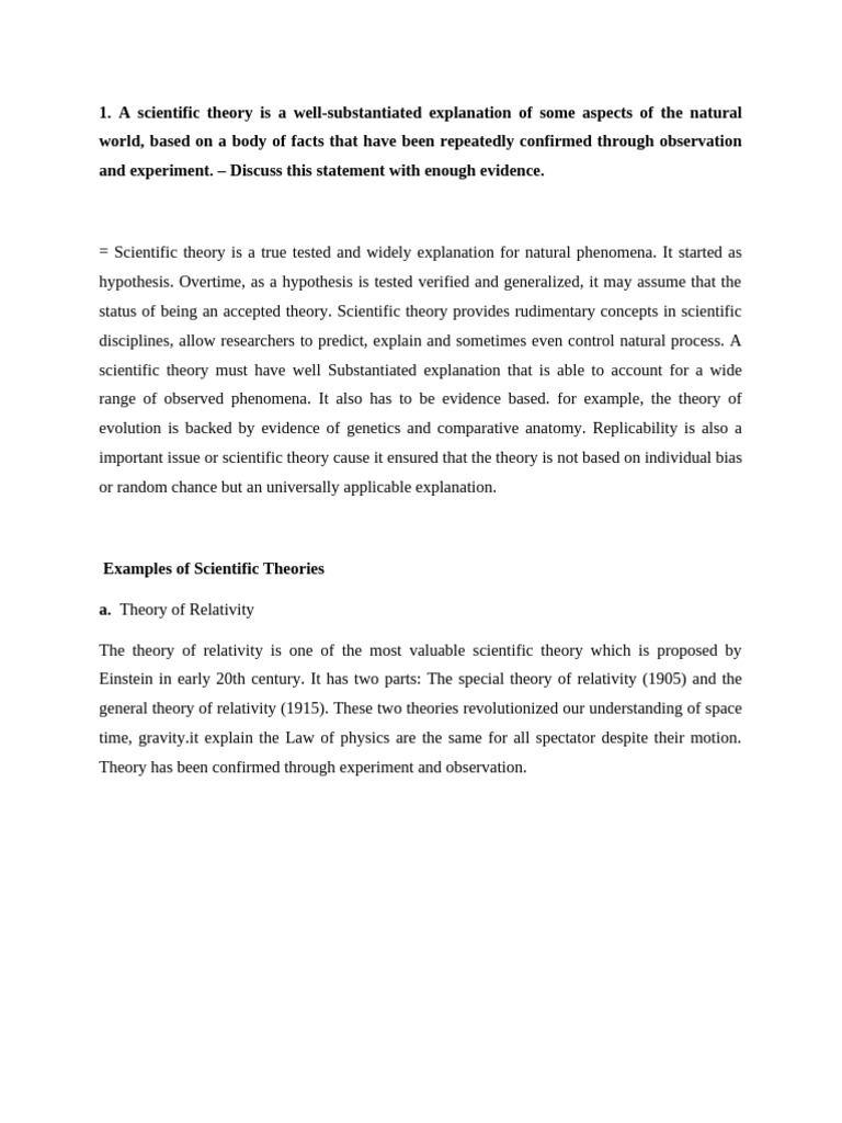 Understanding Scientific Theories and Diagnostics | PDF | Infection ...