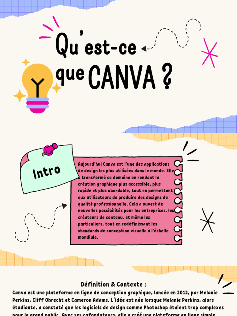 Introduction à Canva : Guide et Fonctionnalités | PDF | Réseautage ...