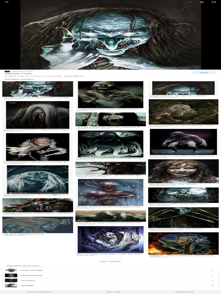 Creepy Monster Women Google Search PDF Monsters Folklore