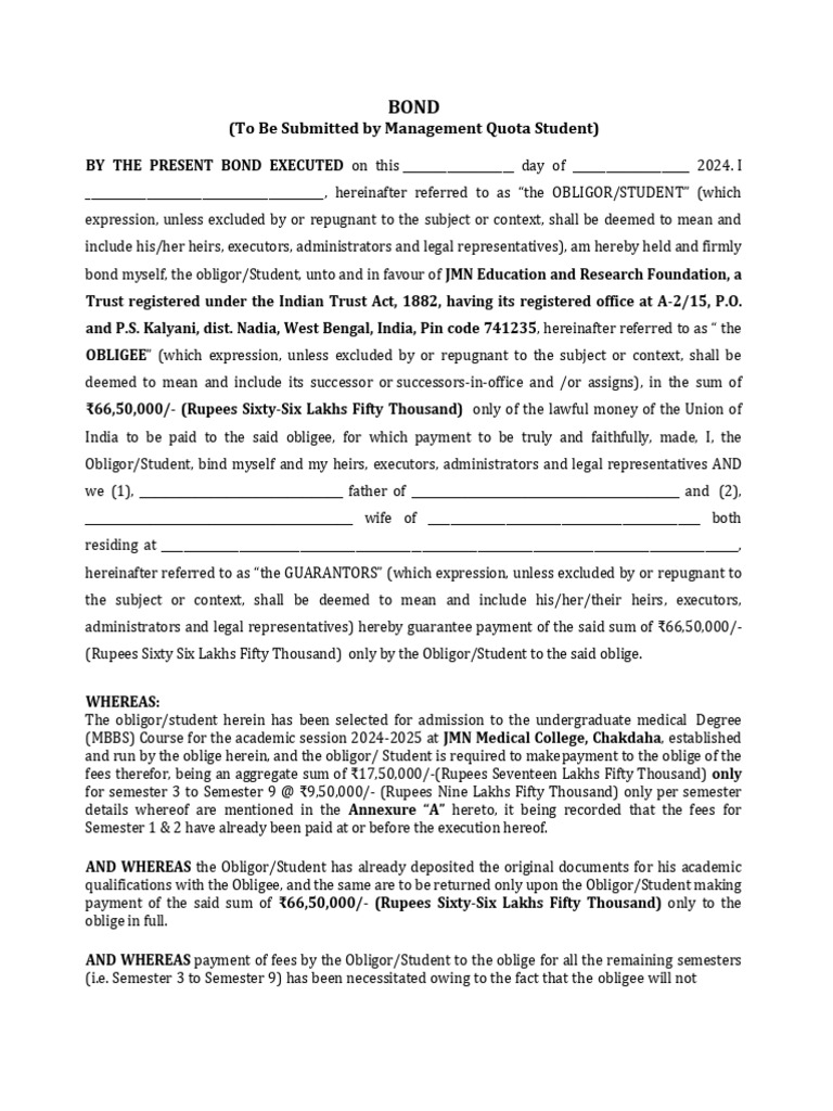 Bond MQ | PDF | Surety | Guarantee