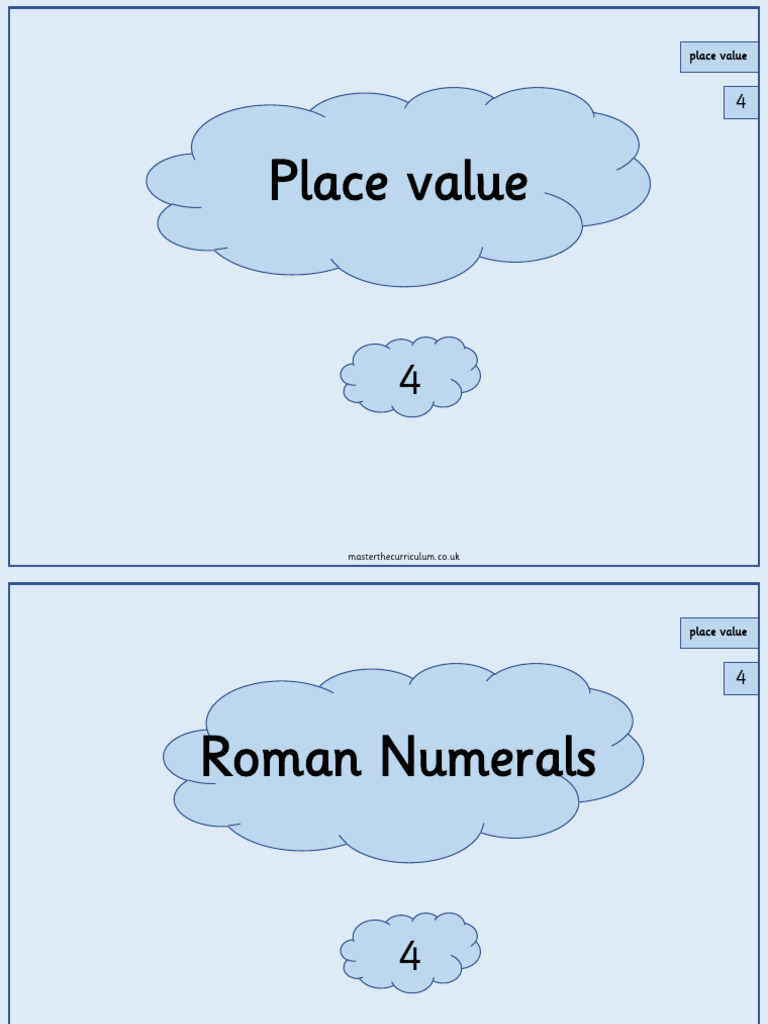 Year 4 Autumn Term Block 1 Place Value Teaching Slides | PDF ...