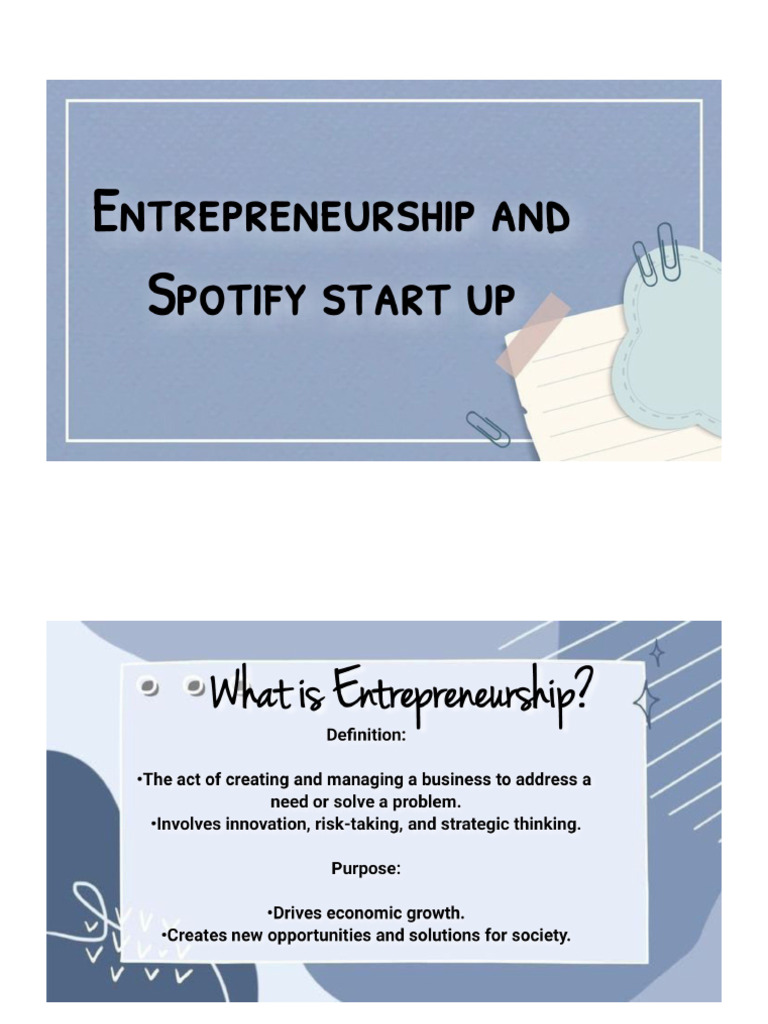 Entrepreneurship and Start Up | PDF