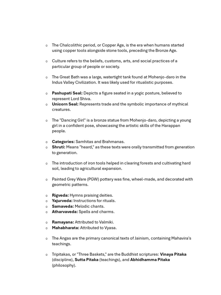 Key Concepts of Ancient Indian History | PDF | Noble Eightfold Path | Vedas