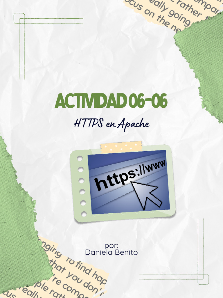 Actividad 06-06. HTTPS en Apache | PDF | Transport Layer Security ...