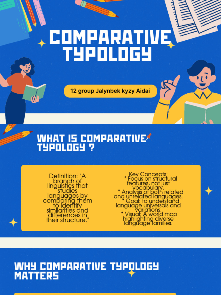 Comparative Typology in Linguistics | PDF | Linguistic Typology ...