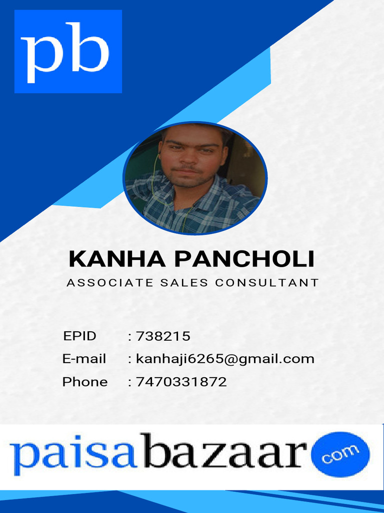 Associate Sales Consultant ID Card | PDF