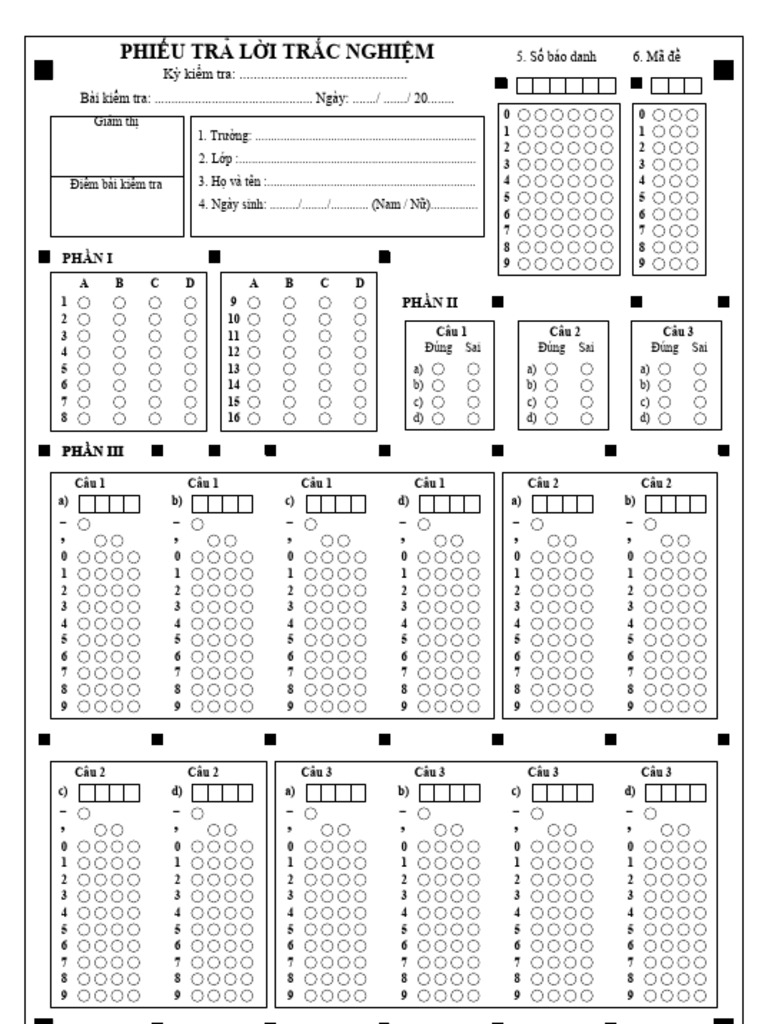 Phieu QM2025 - KHTN 10 - Ky Kiem Tra | PDF