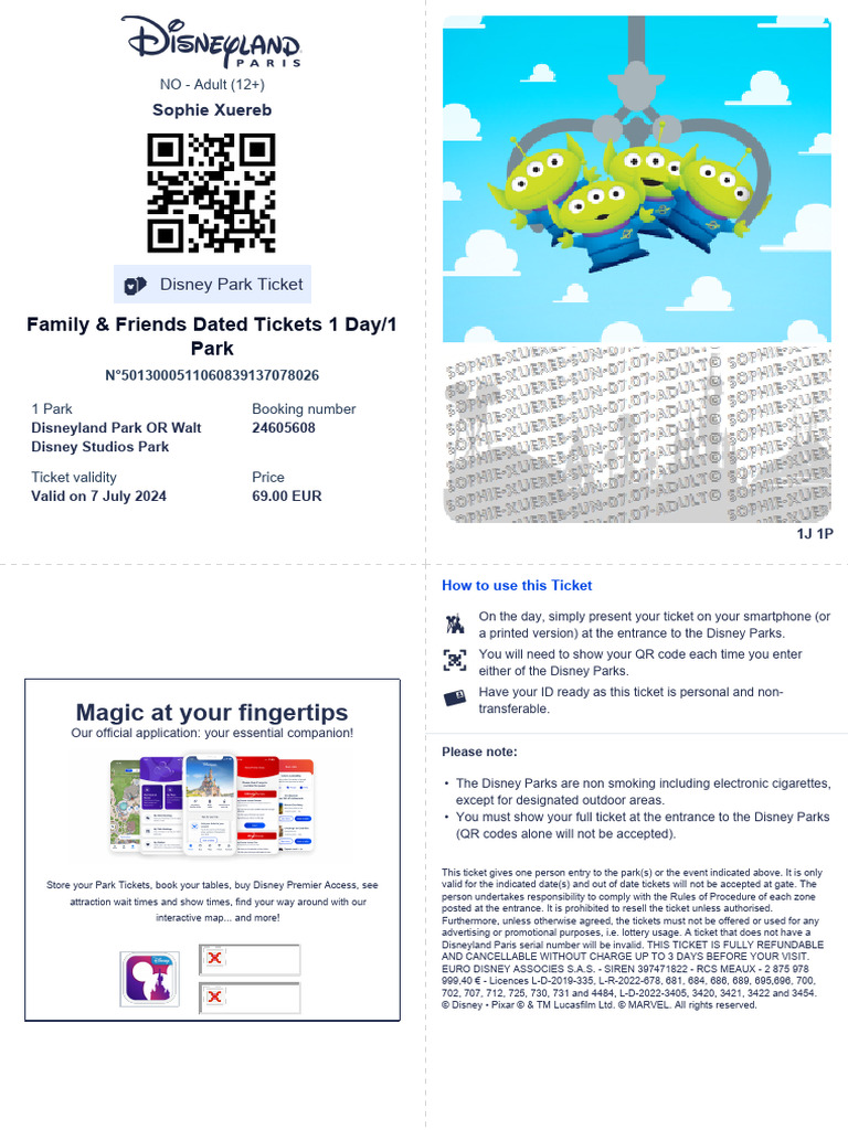 E-Ticket 5 | PDF | The Walt Disney Company