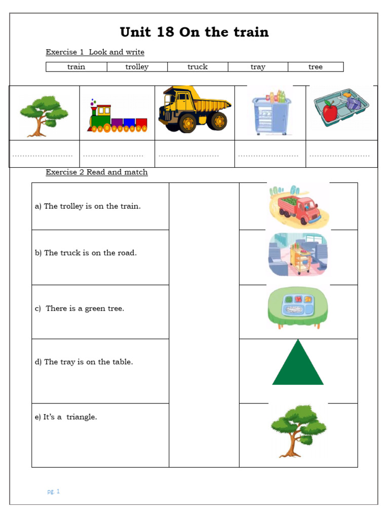 K2 Train Unit Exercises | PDF