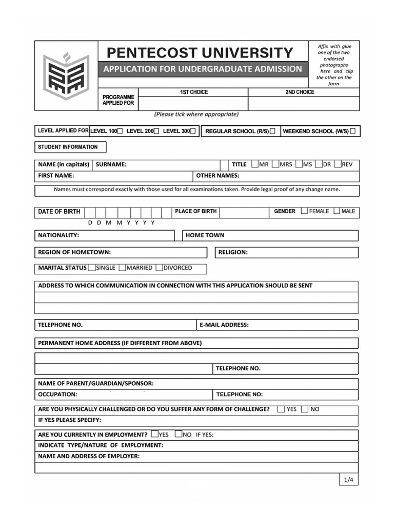 PU Forms Submission Guidelines | PDF