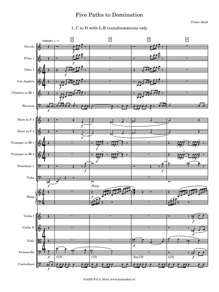 Riemann Transformations Pt2 | PDF | Compositions | Musical Instruments