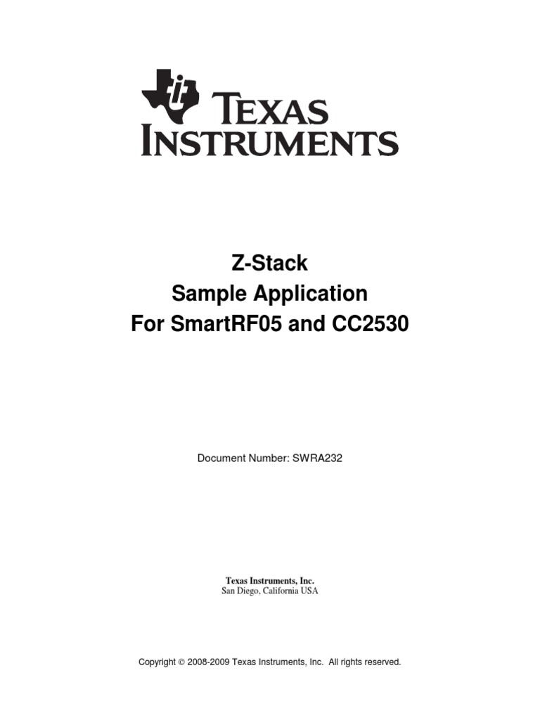 Serial Boot Loader For CC253x | PDF | Application Programming Interface ...