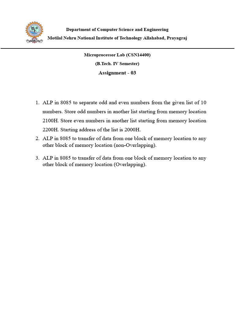 Assignment 03 | PDF