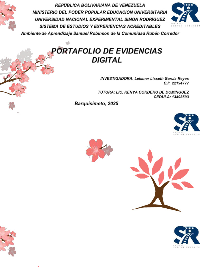 Portafolio de Evidencias Educativas 2025 | PDF | Teoria de la mente ...