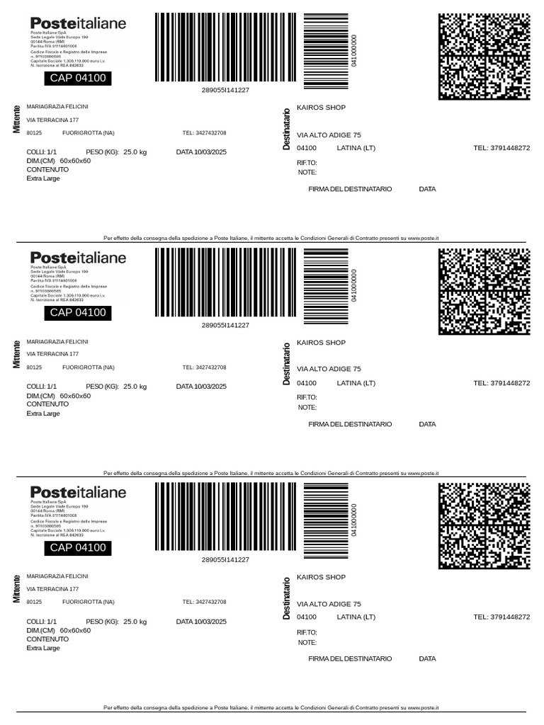 Colli: Peso (KG) : Rif - To | PDF